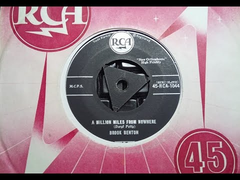 Popcorn R&B - BROOK BENTON - A Million Miles From Nowhere - RCA 1044 UK 1958 Dancer