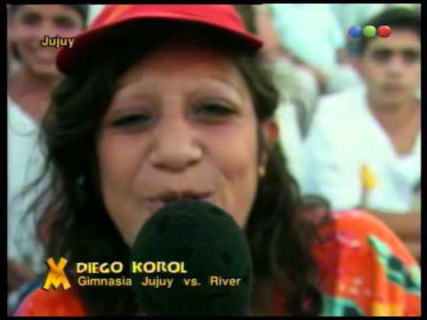 Diego Korol en Gimnasia de Jujuy vs River - Videomatch 1997