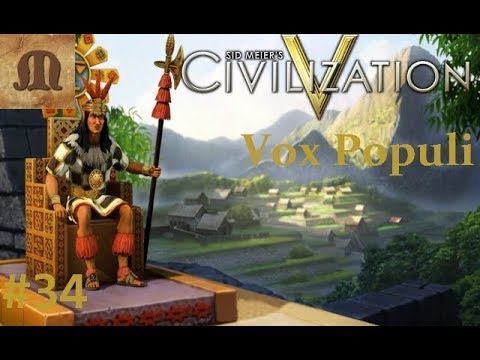 Let's Play Civilization 5 Vox Populi - The Inca p.34 (deity, epic)
