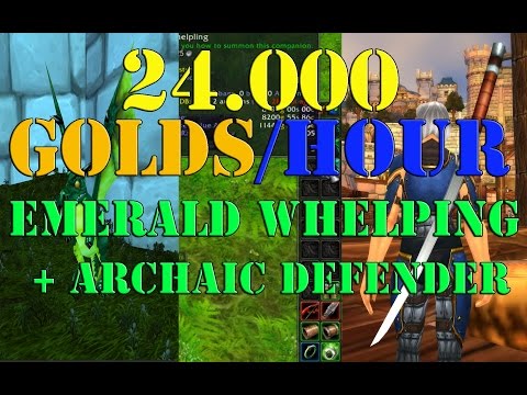 WoW Gold Farming : How to Farm Emerald Whelpling + transmog = 24.000golds/HOUR