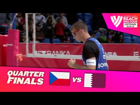 Perusic/Schweiner vs. Cherif/Ahmed - Quarterfinal Highlights Ostrava 2022 #BeachProTour