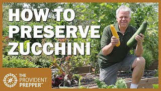 Food Storage: How to Preserve Zucchini for Long Term Storage by Dehydrating or Freeze Drying