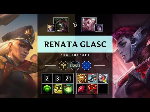 Renata Glasc Support vs Rakan - EUW Challenger Patch 25.13