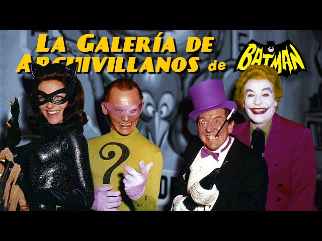 Vídeo relacionado con Graffiti del cuarteto de villanos de DC Batman 66 Sudadera