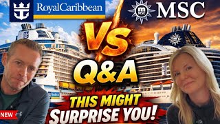 Royal Caribbean vs MSC? You ASKED We ANSWERED! The Cruise Q&A 