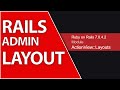 Layouts For Admin Users With Devise In Ruby On Rails 7
