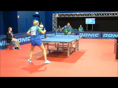 EP 2013: SLO - ITA, Manca Fajmut - Nikoleta Stefanova, 2. tekma