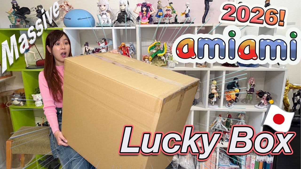 Unboxing Massive Ami Ami Lucky Box with Figures Worth Over 70,000 yen!✨🛍