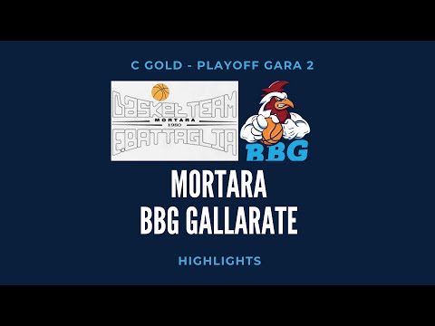 Mortara-BBG Gallarate C Gold Playoff 1° turno gara-2 26-05-2022