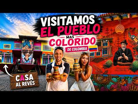 Un día en Ráquira, Boyacá 🇨🇴 | Casa al Revés y experiencia haciendo cerámica