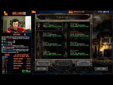 Hell HC Druid Speedrun WR Attempt (10/18/2018)