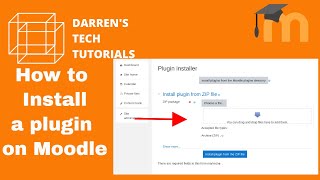 YouTube Thumbnail for How to install a plugin on Moodle