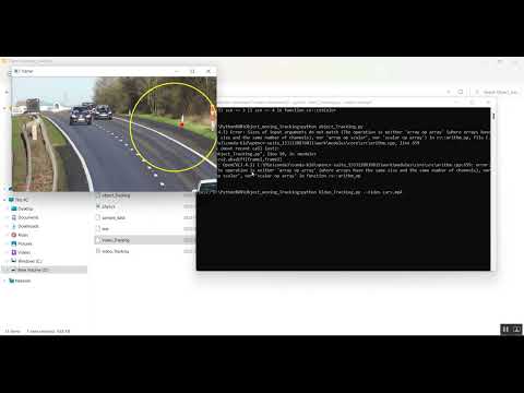 Object Moving Tracking Video Dataset in Python Projects