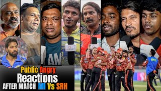 Public Angry Reactions to MI's Loss Against SRH Match