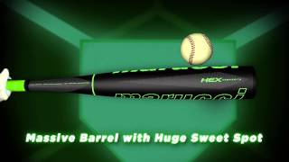 Video thumbnail: Marucci Hex Composite Senior League Baseball Bat: MSBC1410
