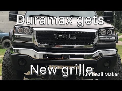 How to install mesh grille insert on 03-06 GMC Sierra