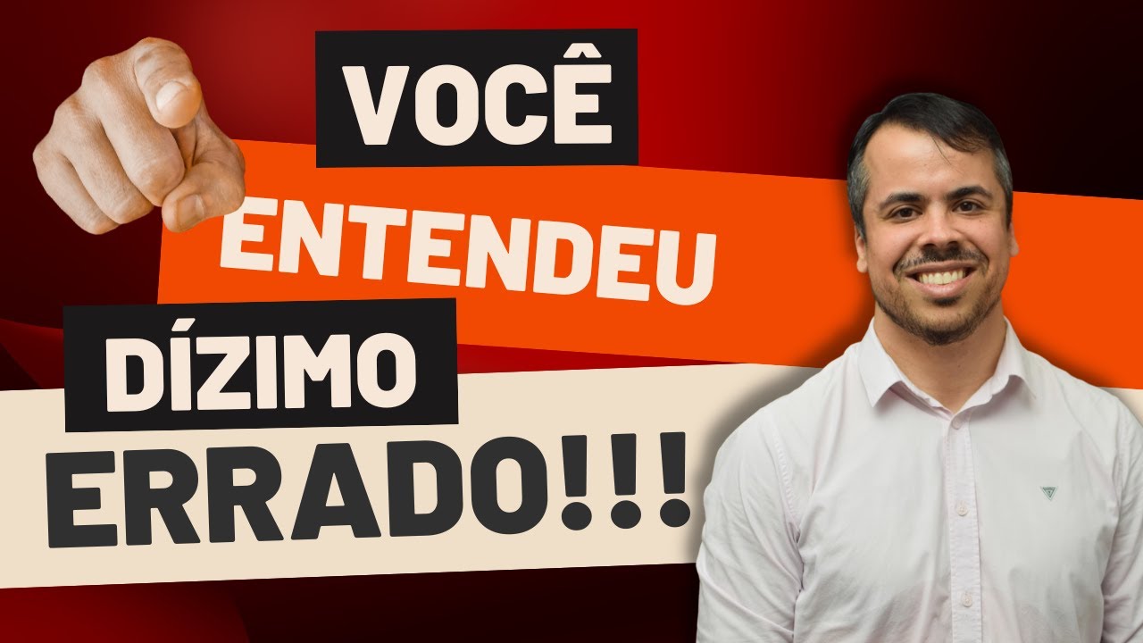 VOCÊ ENTENDEU DÍZIMO ERRADO // SAULO DANIEL