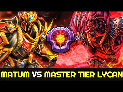 MATUMBAMAN Super Tank Dragon Knight vs Master Tier Lycan Intense Game 7.26 Dota 2