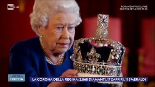 Regina Elisabetta: La corona è così pesante da spezzare il collo - La Vita in Diretta 16/01/2018
