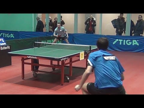 Sergey ELIZAROV vs Taras MERZLIKIN Moscow Championships 2014 Table Tennis Table Tennis