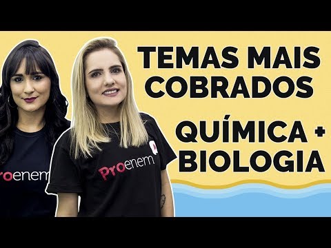 SOS ProEnem: Temas mais cobrados | Química + Biologia | Prof. Isabela Santos e Carol