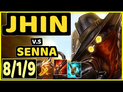SARKIS (JHIN) vs SENNA - 8/1/9 KDA BOTTOM ADC GAMEPLAY - BR Ranked GRANDMASTER
