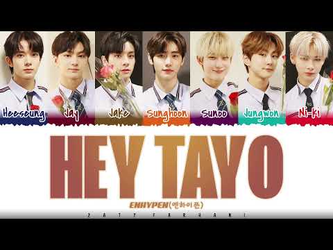 ENHYPEN X TAYO - 'HEY TAYO' (Tayo Opening Theme Song) Lyrics [Color Coded_Han_Rom_Eng]