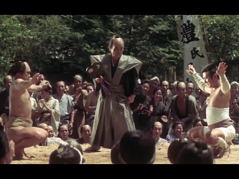 Zatoichi Ep04 - 3 Highlights- 1963 - The Fugitive (1st time reveal a hidden sword)