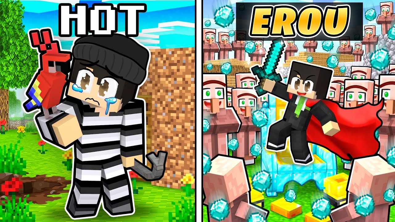 De la HOȚ la EROU in Minecraft!