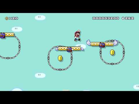 3-2 Spiny Heights by Ali 一SUPER MARIO MAKER一 No Commentary 1AK