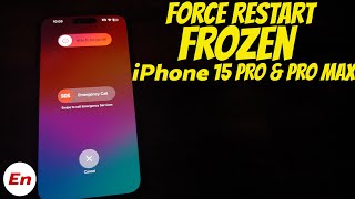 iPhone 15 Pro Max | How to Force Restart Frozen iPhone (Touch NOT Working) | iPhone 15 Pro