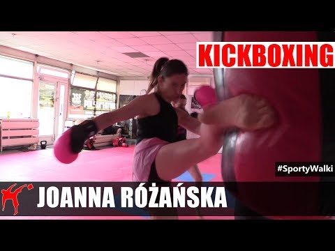Joanna Różańska - rozgrzewka i praca na worku
