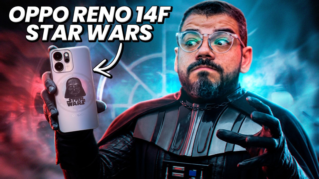 Miniatura da avaliação em vídeo de Smartphone OPPO Reno 14 F Dark Side Edition 256GB 12GB RAM