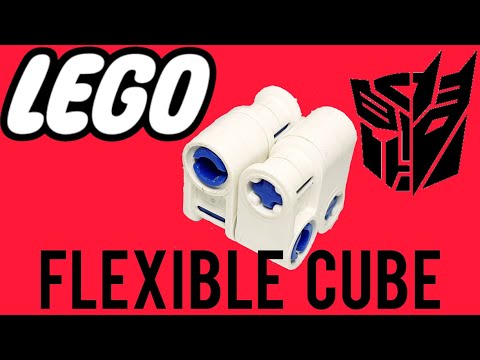 INSTRUCTIONS TUTORIAL HOW TO BUILD LEGO TECHNIC 2X2 STUD MINI FLEXIBLE CUBE MECHA (8 PIECES ONLY) 🔥