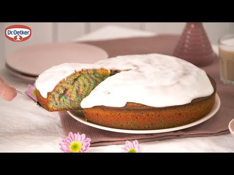 Gateau Zebre En Couleurs Recette Dr Oetker