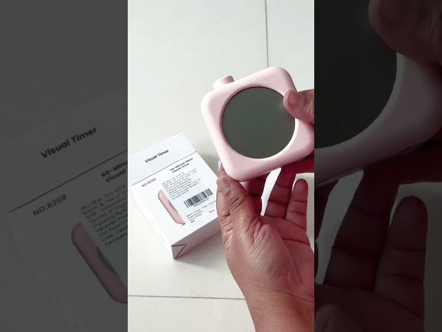 Vídeo relacionado con InfPokid Temporizador Visual con función de Pausa para niños y Adultos, Cuenta Regresiva de 60 Minutos Temporizador de productividad, gestión del Tiempo para Estudios, Clases, Cocina (Blanco)