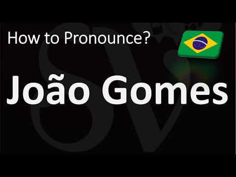 How to Pronounce João Gomes? (CORRECTLY)