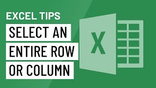 Excel Quick Tip: Select an Entire Row or Column