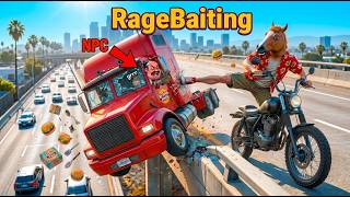 Provoking GTA 5 NPCs Into Unstoppable Road Rage ☠️
