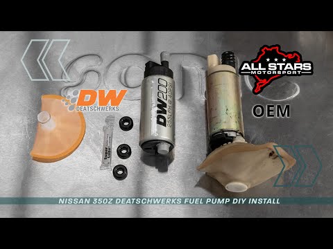 NISSAN 350Z DEATSCHWERKS FUEL PUMP DIY INSTALL [4K]