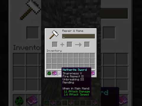Destroya Gaming - how to make overpowered weapons in minecraft #shorts #Adityatomar
