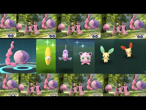 New Pokemon Valentines day event 2021. In the wild shiny Plulse, Minon, Luvdisc and more!
