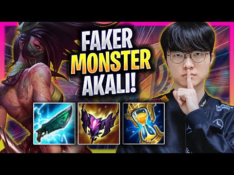FAKER IS A MONSTER WITH AKALI! - T1 Faker Plays Akali MID vs Renekton! | Season 2026