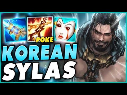 THIS KOREAN SYLAS BUILD WILL 100% INCREASE YOUR WIN-RATE! (INSANE POKE) - League of Legends