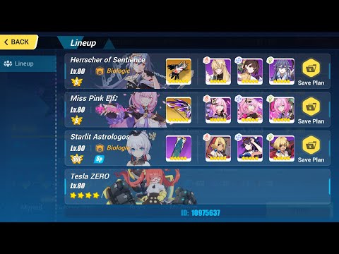 Honkai Impact 3 Nirvana D439 Ranged Tank 654 Elysia ((S3 only T_T), HoS, SA) Tesla 4
