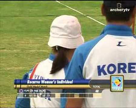 Mi Jin Yun v Ok Hee Yun – recurve women’s gold | Shanghai 2006 Archery World Cup stage 4