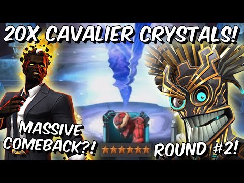20x 6 Star Warlock Cavalier Featured Crystal Opening Round #2! - Marvel Contest of Champions