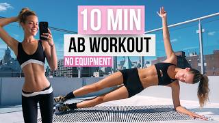10 Minute AB workout Routine- no equipment