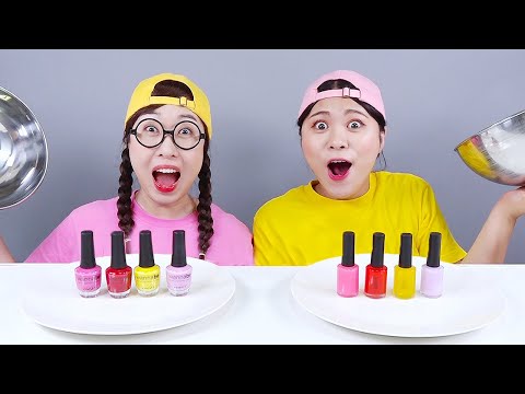 Edible Cosmetics Chocolate Makeup Challenge DONA