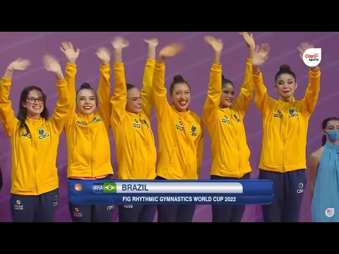 Clubs, Ribbon & 3+2 - Medal ceremony  - WC Pesaro 2022